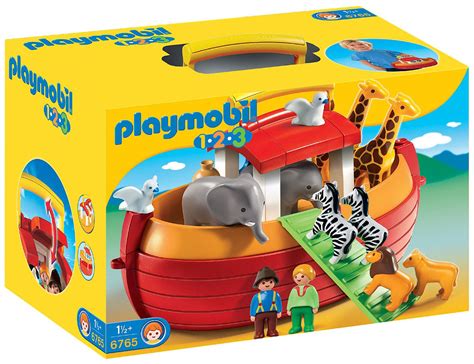 Playmobil 123 6765 pas cher Arche de Noé transportable