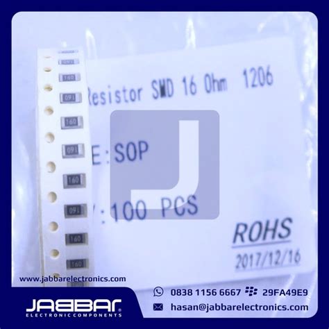 Jual Resistor Smd Ohm Di Lapak Jabbar Electronics Bukalapak