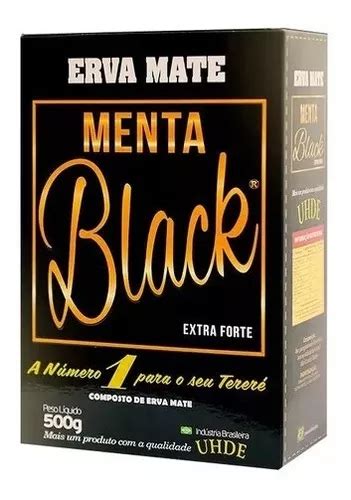 Erva Mate Tereré Menta Black Extra Forte Uhde 500g A Melhor