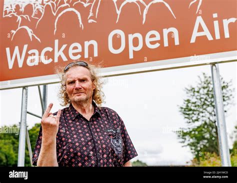 Wacken Germany Th July Holger H Bner Founder Of The Wacken