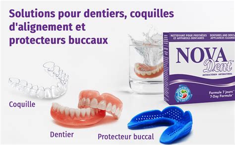 Novadent Nettoyant pour prothèses dentaires Pour prothèses dentaires