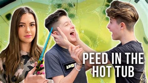 WHO WENT PEE IN THE HOT TUB TMF YouTube