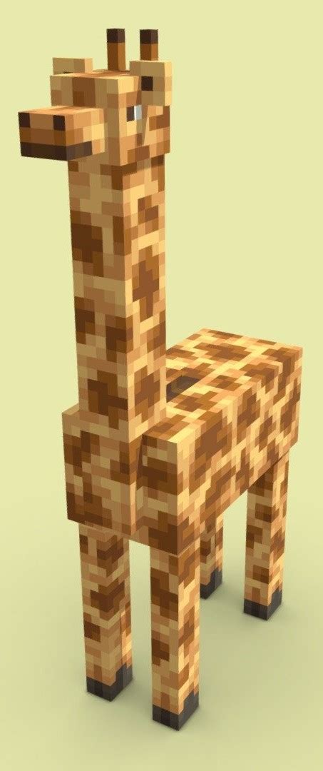 Minecraft Giraffe Statue