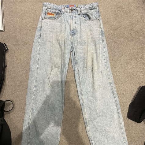 Empyre Baggy Jeans W Light Blue Good Depop