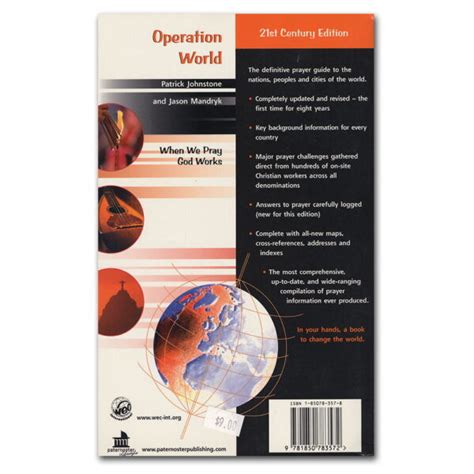 Operation World: 21st Century Edition (When We Pray God Works) | IBLP ...