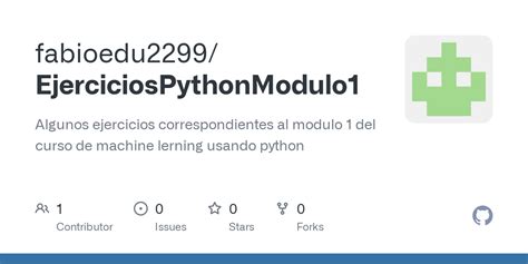 Github Fabioedu Ejerciciospythonmodulo Algunos Ejercicios