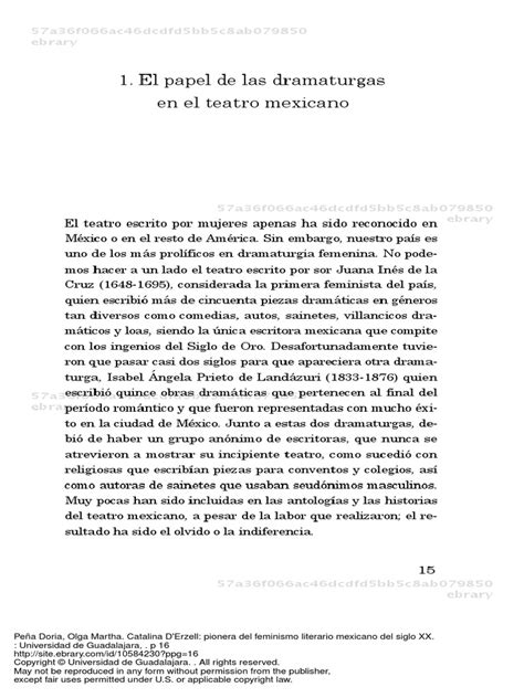 Catalina D Erzell Pionera Del Feminismo Literario Mexicano Del Siglo Xx