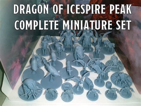 D&D Dragon of Icespire Peak Complete Set 127 Miniatures - Etsy in 2022 ...