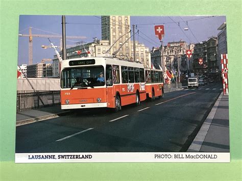 Ak Trolleybus Saurer Autobus Postauto Fbw Lausanne Kaufen Auf Ricardo