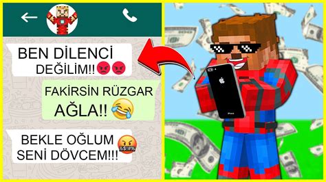 Zengİn Arda Ve Fakİr RÜzgar Kavga Edİyor 😱 Minecraft Zengİn Fakİr