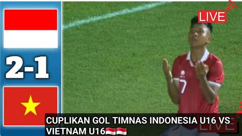 Cuplikan Gol Gol Timnas Indonesia U Vs Vietnam U Di Piala Aff U