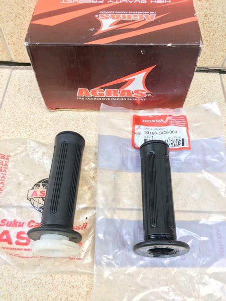 Jual Handgrip Hendgrip Handspat Grip Karet Stir Kanan Kiri Honda