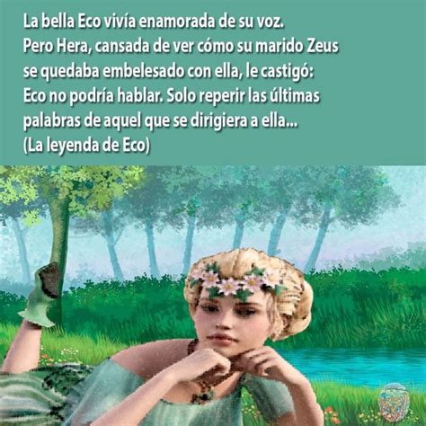 ️ La Leyenda De Eco Es Una Leyenda De La Mitología Griega Que