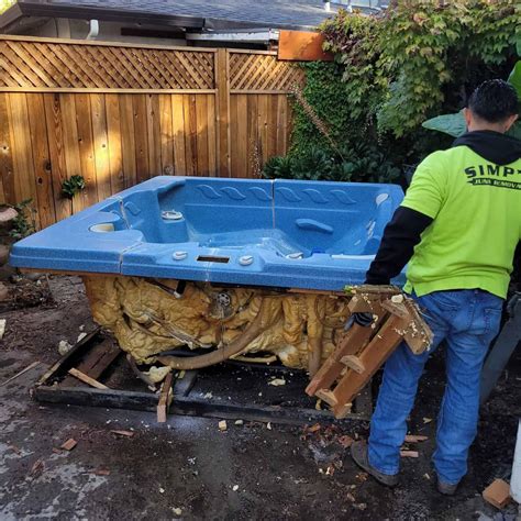 Demystifying The Process How Professional Hot Tub Removal Works Aviyne