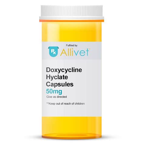 Doxycycline Hyclate 50 Mg Capsule Allivet