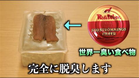 新発見！！世界一臭いシュールストレミングを完全に脱臭して食べる方法がヤバすぎる件 Youtube