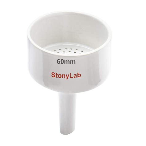 Stonylab Porcelain Buchner Funnel Mm Porcelain Buchner Filter