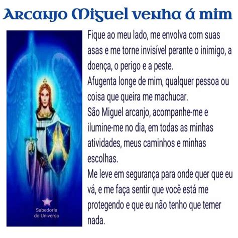 Pin de Katia Oliveira em Espiritualidade Oração do arcanjo miguel