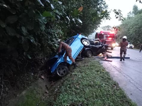 Tiga Termasuk Guru Maut Kemalangan Babitkan Dua Kenderaan Utusan Malaysia