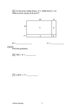 Eureka Math Engage New York Grade 4 Module 3 Pretest By Shari Hartwig