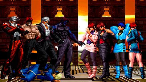 Kof Mugen Rugal Bernstein Team Vs Orochi Shermie Team Youtube