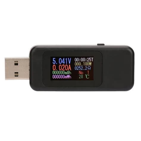 Testeur Usb D Tecteur De Chargeur Dc V Cran Lcd Voltm Tre