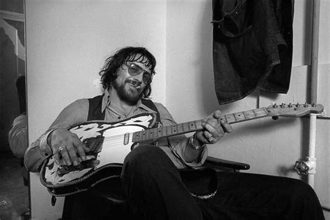 Waylon Jennings Backstage with Guitar, The Boarding House, San ...