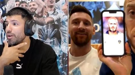 El Desopilante Stream Del Kun Agüero Con Lionel Messi Las Burlas Por