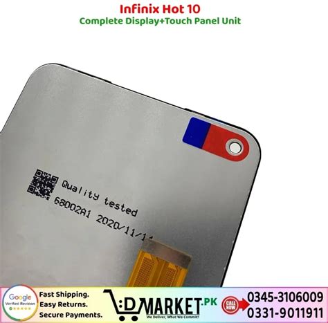 Infinix Hot 10 LCD Panel Price In Pakistan DMarket Pk