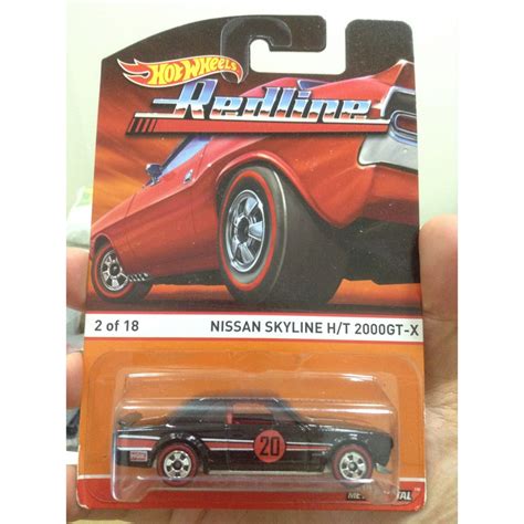 Hot Wheels Nissan Skyline H T Gt X Redline Black Shopee Malaysia