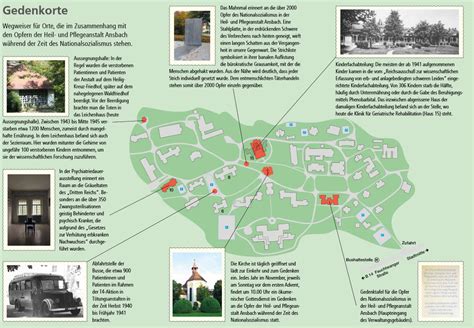 Map of Ansbach sites of crimes