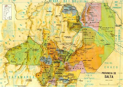 Mapa De La Provincia De Salta Argentina Gifex