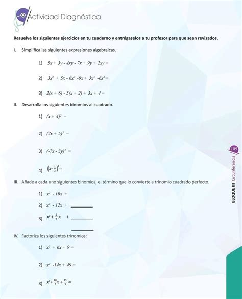 Actividad Diagn Stica Resuelve Los Siguientes Ejercicios En Tu Cuaderno