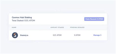 Gu A De Staking Cosmos C Mo Hacer Staking De Atom