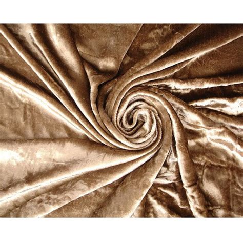 Light Brown Velvet Fabric Yardage Curtain Fabric Fashion Etsy