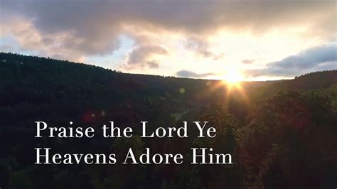 026 Sda Hymn Praise The Lord Ye Heavens Adore Him Singing W Lyrics Youtube