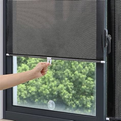 Amazon No Drilling Retractable Roller Window Shades W Suction