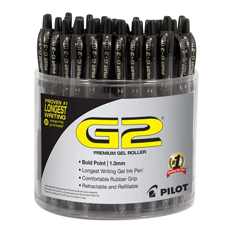 Buy Pilot G2 Premium Gel Roller Pens Bold Point 1 Mm Tub Of 48