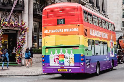 Absolut Wraps London Buses In Rainbow Print For Lgbtq Support Campaign Us