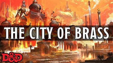 The City Of Brass Dandd Lore Youtube