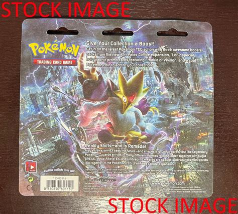 POKEMON XY Fates Collide Vivillon Factory Sealed 3 PACK BOOSTER BLISTER