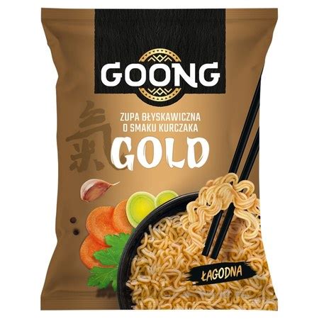 Goong Gold Zupa błyskawiczna o smaku kurczaka łagodna 65 g 20 TANIEJ