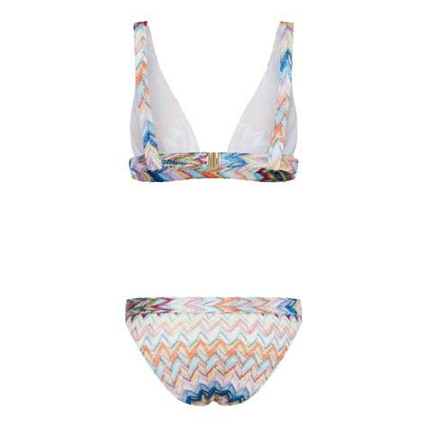 Zig Zag Print Bikini Luisaworld