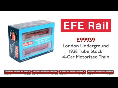 EFE Rail OO Scale London Underground 1938 Tube Stock Motorised Train