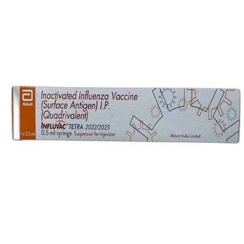 Abbott Influvac Tetra Influenza Vaccine, 0.5 ml Single Dose at ₹ 1100 ...