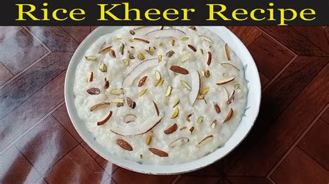 Rice Kheer Punjabi Style Rice Kheer Recipe Chawal Ki Kheer Kitchen