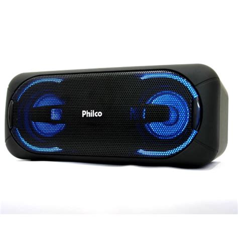 Speaker Extreme Preto W Rms Bluetooth Ex Bass Bivolt Philco Pbs No