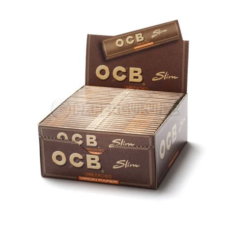 Ocb Unbleached Virgin Slim King Size Papers New Paperguru De Buy