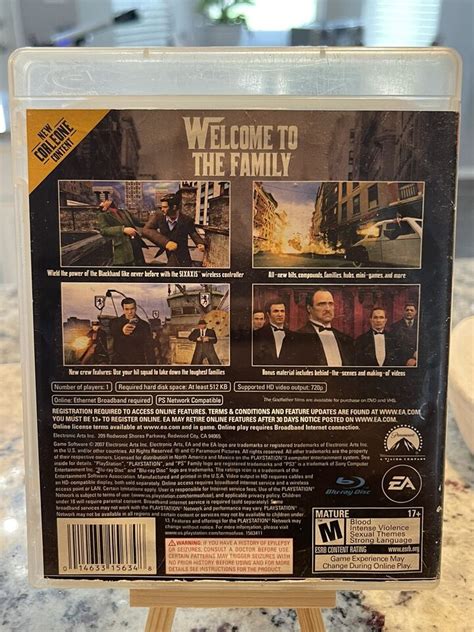 The Godfather The Don S Edition Sony PlayStation 3 PS3 Rare Complete