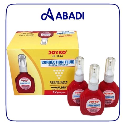 Jual CORRECTION FLUID CAIRAN KOREKSI PENGHAPUS CAIR JOYKO JK 101